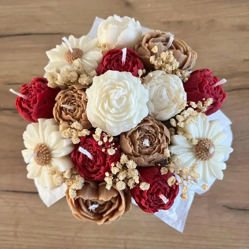 Bouquet de bougie parfumée